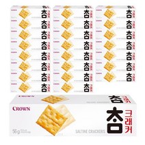 크라운 참크래커56g x 24개입 세트, 1세트