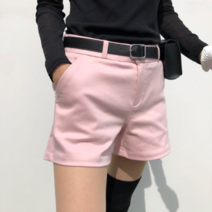로로얼로이 여성 골프 스포티 라인 골프 반바지 면 스판 골프팬츠