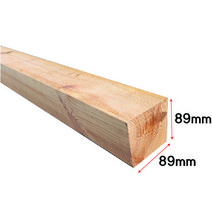 직사각형-각목 각재- 89mm x 89mm-다용도 목재 셀프 DIY, 1개, 목재-89mm x 89mm x 800mm