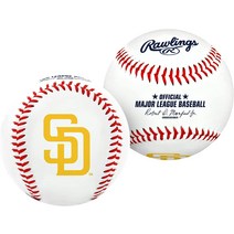 롤링스 Rawlings 공식 MLB 샌디에이고 파드리스 로고 야구공, 샌디에고 파드레스