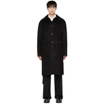 [정품] 우영미 WOOYOUNGMI 블랙 울 코트 222704M176014