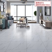 대리석무늬장판 붙이는 자투리 장판 PVC 자체 접착 바닥 가죽 스티커 방수 내마모성 타일, 21 60-15두꺼움1.8mm(60x60)한 조각