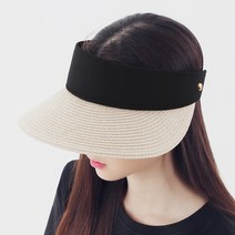 라핑 옥썬캡 여름 여성 밀짚모자 챙모자