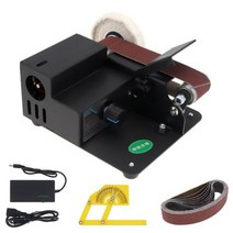 벨트샌딩기 목공기계 미니 전기 벨트 기계 샌더 샌딩 연삭 연마 그라인더 DIY 커터 가장자리, Type-3, 미국