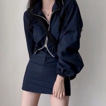 [레티고] 데일리 집업 점퍼 스커트 세트