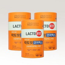 락토핏 코어맥스 프로바이오틱스 FOS 특허공법 생착 유산균 3통 아연 장면역, 상세페이지 참조, 상세페이지 참조