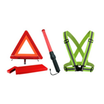 에이스 차량안전용품 경광봉 안전삼각대 X밴드, 10세트