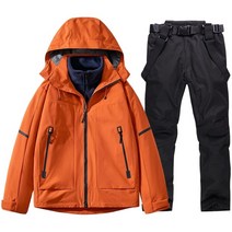 스키복스키복 야외 따뜻한 방수 방풍 통기성 겨울 2 in 1 스노우 보드 재킷과 스노우 바지 스키 바지스노우복세트