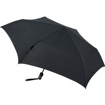 Knirps 접이식 우산 원터치 자동 개폐 경량 슬림 [정규 수입품] TS.220 SlimMediumDuomaticSafety PinstripeBlack KNTS220-4100
