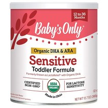 베이비스온리 유아용 포뮬러 - NON-GMO USDA 유기농, 12.7온스(1팩), DHA ARA 포함 유청 유제품