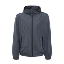 CORNELIANI 꼬르넬리아니 CC 쿨그레이 솔리드 수퍼라이트 폴리 FOLDAWAY 후디 점퍼 SS2OTHS05 - 그레이