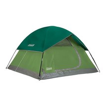 콜맨 캠핑 하이킹 2인용 텐트, 3 Person, Spruce Green