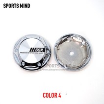 SSR 휠용 휠 센터 방진 로트당 4 68mm 휠캡 커버 스티커 자동차 너트 보호 야광세트 가드 허브, 4.COLOR 4