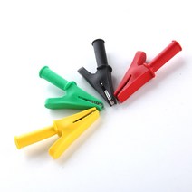 악어 클립 4mm 소켓 바나나 잭 테스트 클램프 와이어 터미널 30A 2000V 1 개, 한개옵션0