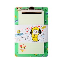 라인프렌즈 BT21 클립보드 + 패드 세트 155 x 250 mm, 치미, 1세트