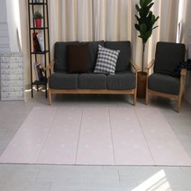 강아지 고양이 애견 애묘 반려견 미끄럼방지 슬개골탈구예방 충격흡수 안전 매트 뽀또, 핑크도트