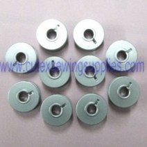 Cutex (TM) Brand Singer Class 15 Aluminum Bobbins - Pack of 10 Bobbins #2518A #2996A null, 1