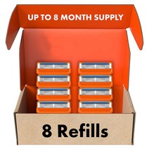 남성 면도기 블레이드 8개의 슬롯을 교체하여 더욱 편안한 면도기 경험, 규격 없음, 면도겔