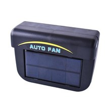 차량용 캠핑 이동식 무시동 히터 Solar power car auto air vent cool fan 쿨러 환기 시스템 라디에이터 팬 배기 열 팬 자동차 팬 고무, 큰 회색