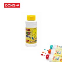 동아 노랑병아리 딩동댕 그림물감 200ml, 노랑색