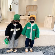 도오빠 아동 점퍼 겨울 야구점퍼 뽀글이 키즈 어린이