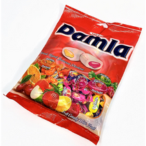 타야스 담라 츄이캔디 / 달콤상큼 과일맛 카라멜, 250g, 5개