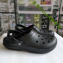 Crocs/Karochi 따뜻한 면 구멍 신발 가을 여성 플러스 벨벳 슬리퍼 다운 모피 남성 206589