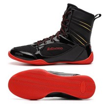 스쿼트화 리프팅화 크로스핏화 헬스화 전문 레슬링 복싱 신발 여성 스포츠 발목 부츠 파이팅 대회 훈련 남자, 빨간+42