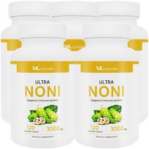 마이라이프 내추럴스 노니 3000mg, 120정, 5병