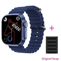(에서 선박 us) 원래 49mm IWO 스마트 워치 WS18 울트라 시리즈 8 남자 여자 NFC IP68 방수 블루투스 전화, 29 Add 1 nylon_01 49mm