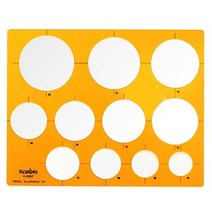 코링 대형원형 정규 템플렛 K 106F 원형자