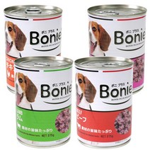보니캔 플러스 375g 강아지 영양간식캔 x 24개, 혼합 x 24개