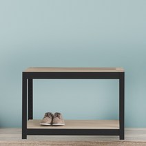베란다선반 팬트리장 철제수납장 2단 500 x 400 x 1500, 블랙