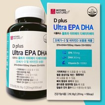 마더스 Dplus Ultra EPA DHA, 180캡슐, 1팩