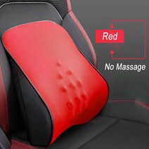 차박전기장판 차박 온열매트 전기매트 자동차 마사지 베개 USB 충전기 목 베개 부동액 메모리 폼 머리 받침, 07 Red-Waist-Normal