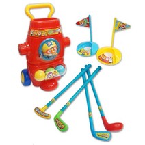 4살 조카 크리스마스 선물 뽀로로 어린이 골프 장난감 골프채 가방 세트 유아 놀이 세살 네살 생일