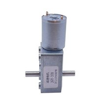 소형 DC 기어 모터 6V12V24V JGY-370 금속 감속 자동 잠금 정방향 및 역방향 높은 토크, 02 주황색_01 6V_02 6 Rpm