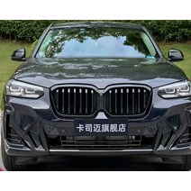X4 키드니그릴 X3 키드니그릴 BMW 돼지코, D타입 22-23 X3/X4  매쉬 블랙