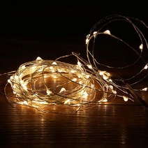 LED 와이어전구 2M 황색등 starry string light, 단품
