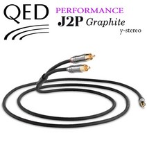 [QED] 큐이디 Performance J2P Graphite (1.5m) 3.5mm 2:1 Y스테레오 케이블