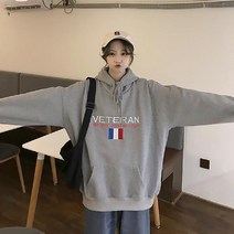 건강-드림_UP 자수 후드티 후드 오버핏 여자 셔츠 브랜드 커플 여성 오버 집업_rjsrkdemf