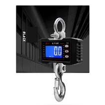 전자 저울 대형 LCD 디지털 500/1000kg 크레인 휴대용 산업 중량 후크 걸이 홈 농장, [01] black, [01] 500kg 0.1kg, 01 black_01 500kg 0.1kg
