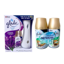 그레이드 자동분사 방향제 기기세트(라벤더리필포함) + 오션 리필 269ml x 2입