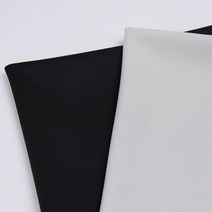 태백섬유 티셔츠원단 네오 플랜 스판 다이마루 원단 스트라이프 화이트 블랙 2종, 블랙(T오이)