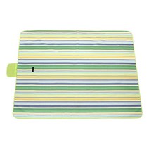 잔디 하이킹 해변을 위해 접을 수있는 초대형 피크닉 담요 모래 방지 토트 매트, 옥스포드 천, 녹색