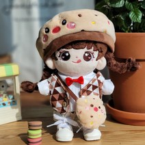 지오몽 20cm 인형옷 쿠키 세트(6 피스) 무속성 솜뭉치 아이돌 인형 옷