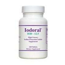 옵티모스 이오도랄 12.5 아이오딘 요오드 240정 1병 Optimox Iodoral IOD 12.5 Iodine, 1개, 1개