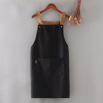 사무용팔토시 작업용 반 면 토시 가정용 코튼 앞치마 주방 맞춤형 로고 방수 및 방유 일본 한국 여성 패션 작업복126437, 싱글 사이즈, black H