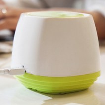 미니 공기 청정기 작은공기청정기 헤파필터 음이온 USB전원 선물 차량 사무실 공부방 침실, 그린