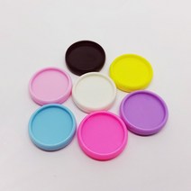 씨거적 볏짚거적 종자거적 100pcs 솔리드 24MM 플라스틱 바인딩 링 버클 바인더 버섯 구멍 루스 리프 노트, 12 mixed color2